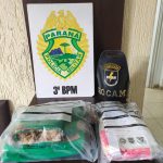 Polícia Militar apreende drogas e encaminha suspeitos em ação no bairro São Cristóvão, em Pato Branco