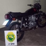 Polícia Militar apreende motocicleta irregular durante patrulhamento em Itapejara d’ Oeste