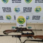 Três são presos com rifles durante ação contra caça ilegal em Honório Serpa
