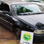Polícia Militar recupera veículo furtado e prende suspeito por tráfico em Pato Branco
